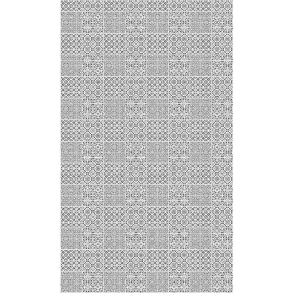 Panneau mural douche VIPANEL - Carrelage Carreaux gris blanc - Finition brillant