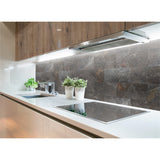 Panneau mural douche VIPANEL - Carrelage Pierre Catsello foncé - Finition brillant