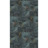 Panneau mural douche VIPANEL - Carrelage Pierre Catsello foncé - Finition brillant