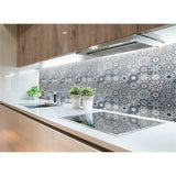 Panneau mural douche VIPANEL - Carrelage Carreaux Orientaux bleu - Finition brillant