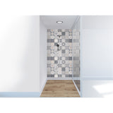 Panneau mural douche VIPANEL - Carrelage Carreaux Portugais traditionnel - Finition brillant
