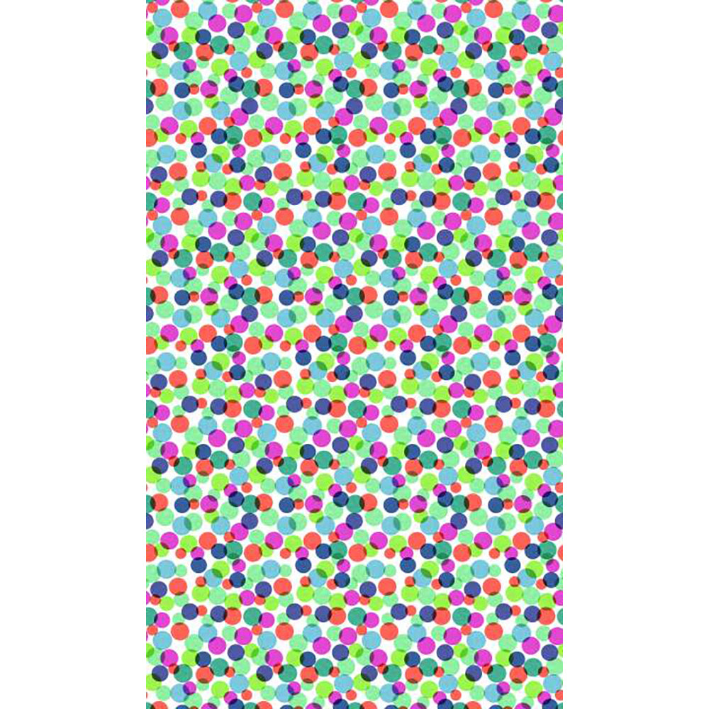 Panneau mural douche VIPANEL - Motif Cercles coloriés - Finition velvet