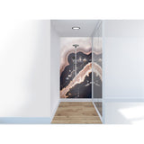 Panneau mural douche VIPANEL - Pierre Cristal rose - Finition brillant