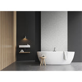 Panneau mural douche VIPANEL - Pierre Terrazzo gris clair - Finition mat