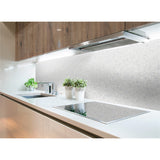 Panneau mural douche VIPANEL - Pierre Terrazzo gris clair - Finition mat