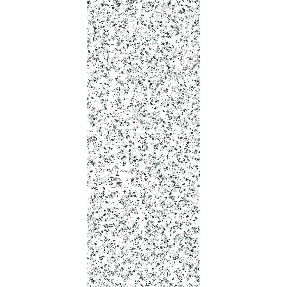 Panneau mural douche VIPANEL - Pierre Terrazzo noir blanc - Finition mat