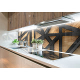 Panneau mural douche VIPANEL - Bois treillis - Finition - Finition mat
