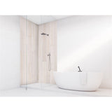 Panneau mural douche VIPANEL - Bois peint naturel - Finition - Finition mat