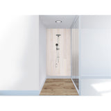 Panneau mural douche VIPANEL - Bois peint naturel - Finition - Finition mat