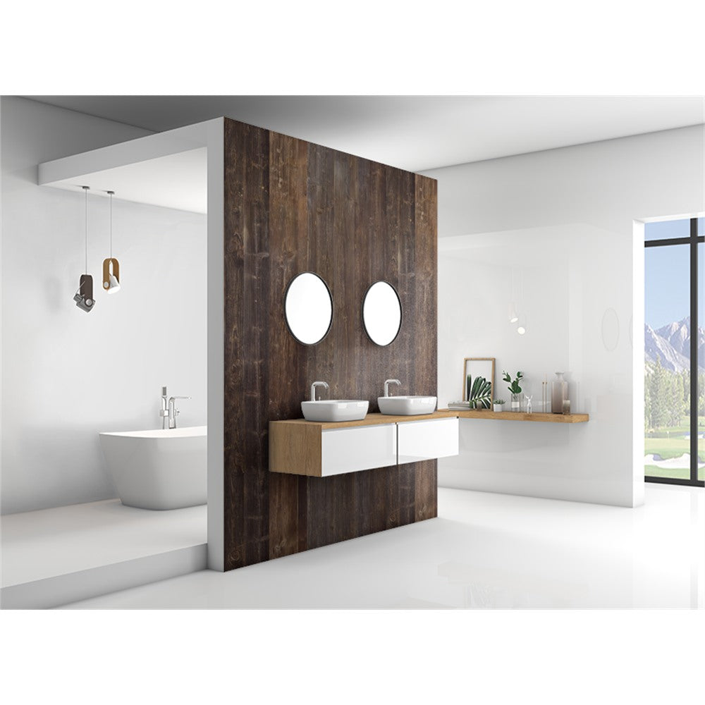 Panneau mural douche VIPANEL - Bois Epicea - Finition - Finition mat
