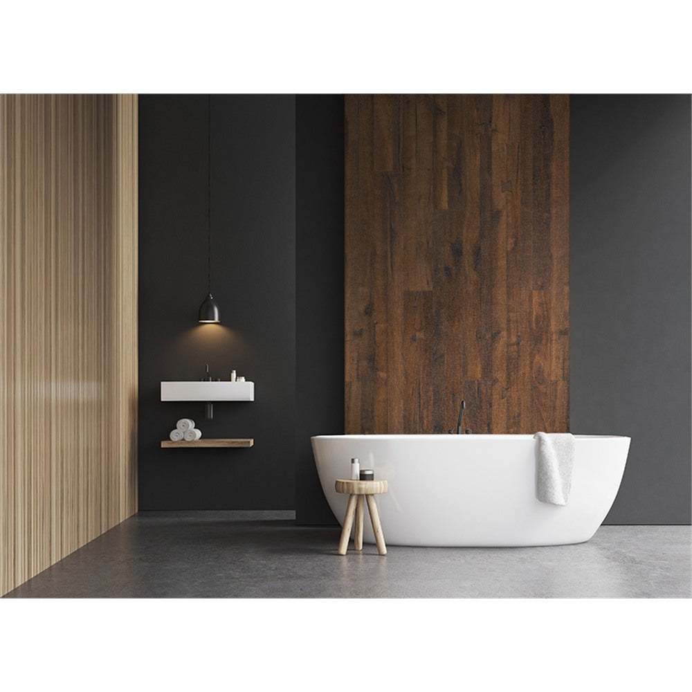 Panneau mural douche VIPANEL - Bois Chêne foncé - Finition - Finition mat