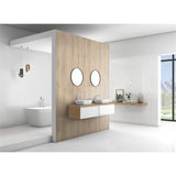 Panneau mural douche VIPANEL - Bois Chêne naturel - Finition - Finition mat
