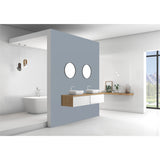 Panneau mural douche VIPANEL - Couleur Unie NCS5540-B - Finition velvet