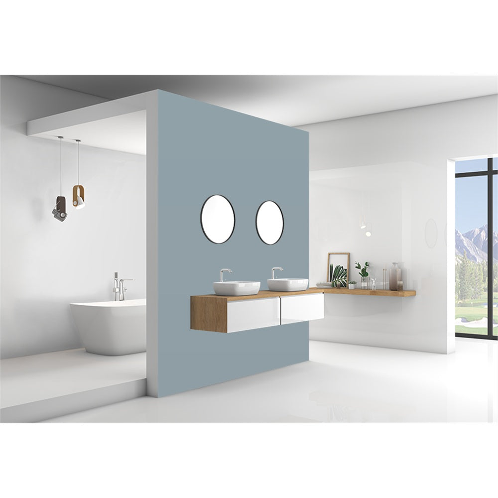 Panneau mural douche VIPANEL - Couleur Unie NCS5030-B10G - Finition velvet