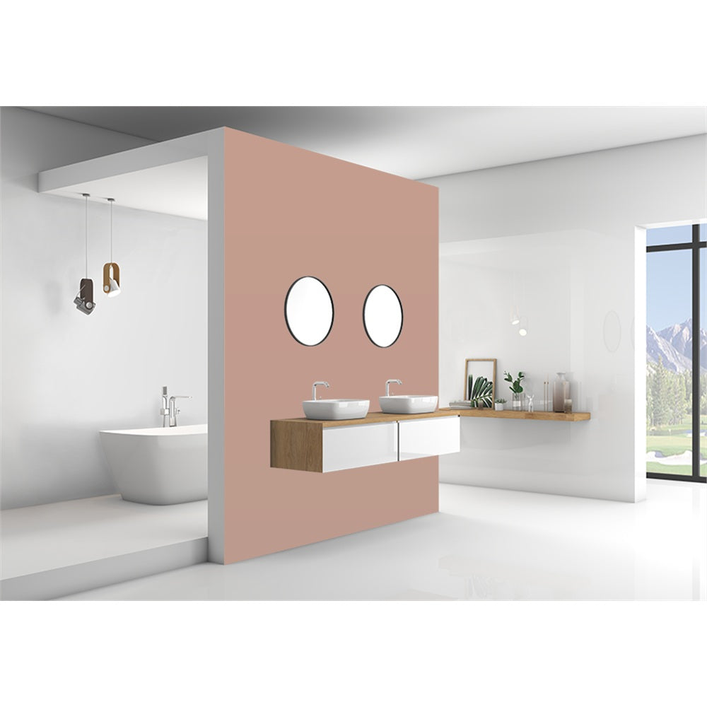 Panneau mural douche VIPANEL - Couleur Unie NCS3560-Y40R - Finition velvet