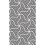 Panneau mural douche VIPANEL - Motif imprimé noir et blanc - Finition velvet