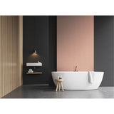 Panneau mural douche VIPANEL - Motif hexa - Finition velvet