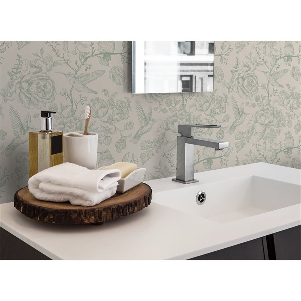 Panneau mural douche VIPANEL - Flore réinventé jardin secret - Finition velvet