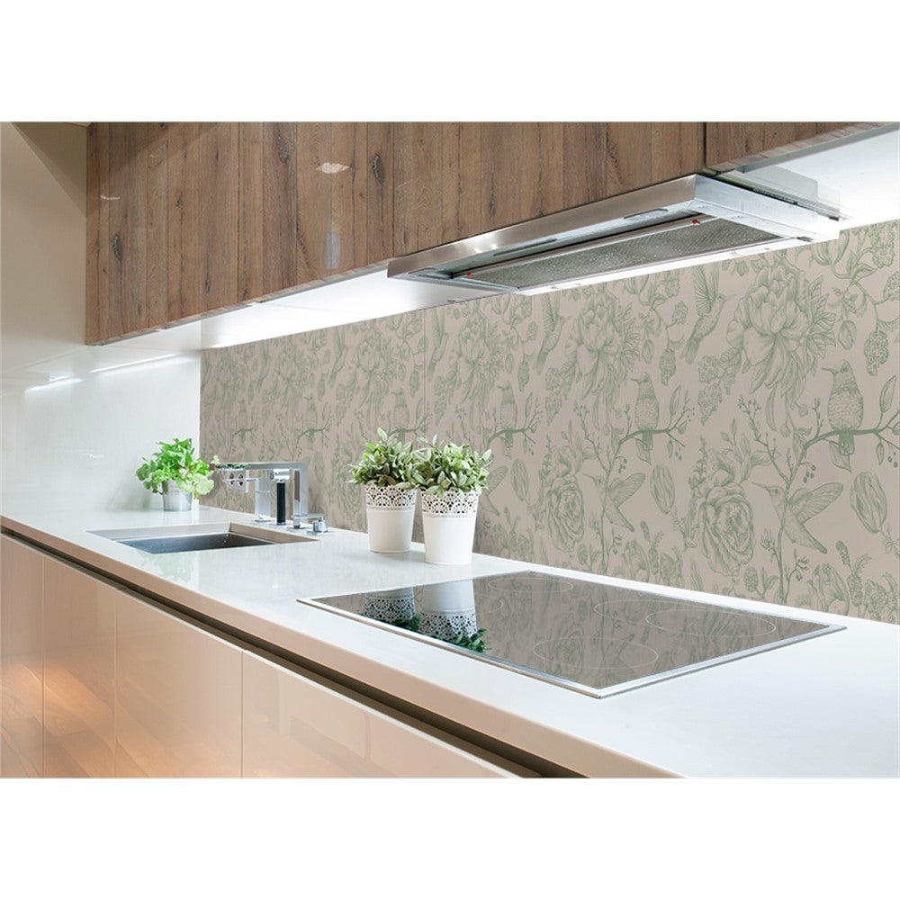 Panneau mural douche VIPANEL - Flore réinventé jardin secret - Finition velvet