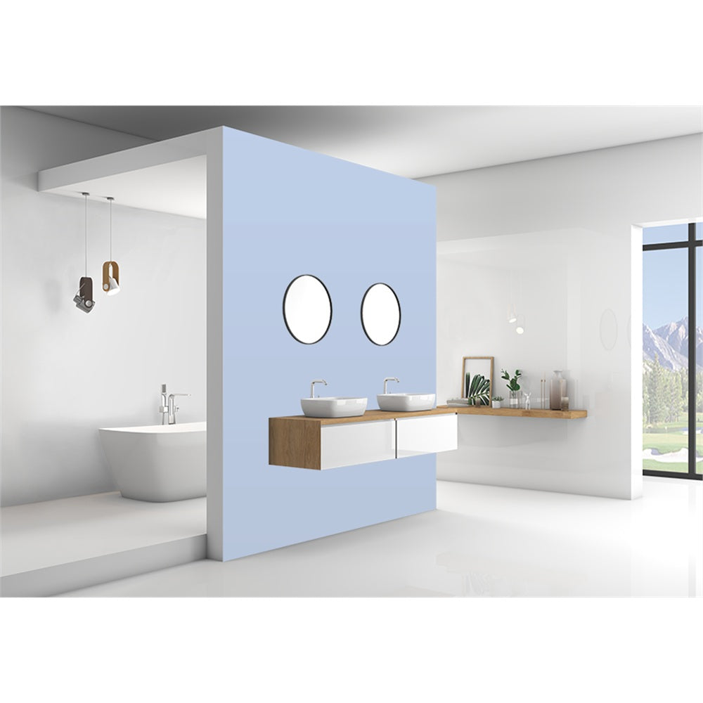 Panneau mural douche VIPANEL - Couleur Unie NCS S1030-R80B - Finition velvet