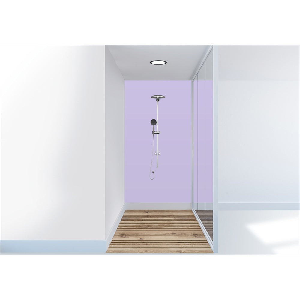 Panneau mural douche VIPANEL - Couleur Unie NCS S1040-R60B - Finition velvet
