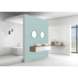 Panneau mural douche VIPANEL - Couleur Unie NCS S2020-B50G - Finition velvet