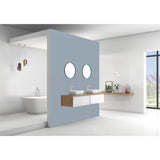 Panneau mural douche VIPANEL - Couleur Unie Pantone 5405 - Finition velvet