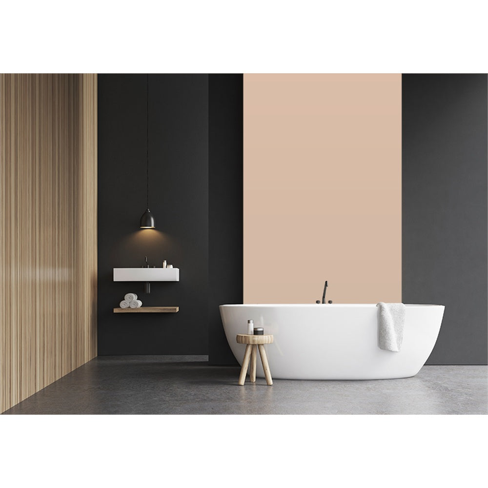Panneau mural douche VIPANEL - Couleur Unie Pantone 728 - Finition velvet