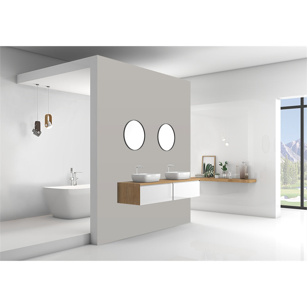 Panneau mural douche VIPANEL - Couleur Unie Pantone 402 - Finition velvet