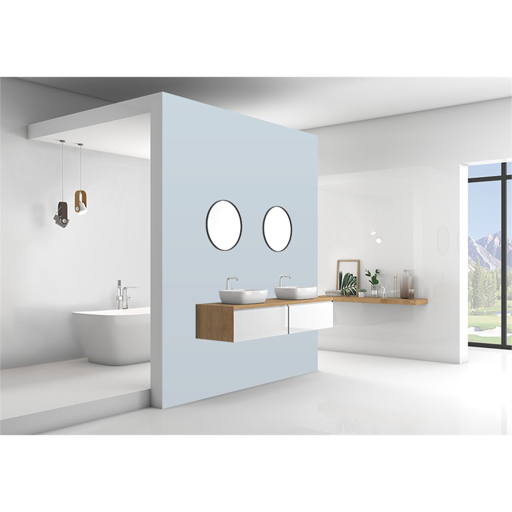 Panneau mural douche VIPANEL - Couleur unie Pantone 5445 - Finition velvet