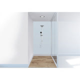 Panneau mural douche VIPANEL - Couleur unie Pantone 5445 - Finition velvet