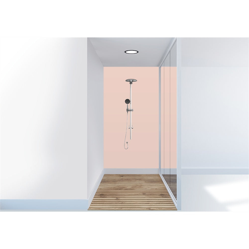 Panneau mural douche VIPANEL - Couleur unie Pantone 489 - Finition velvet