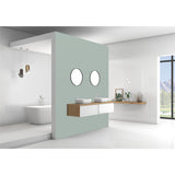 Panneau mural douche VIPANEL - Couleur unie Pantone 5565 - Finition velvet