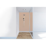 Panneau mural douche VIPANEL - Couleur unie Pantone 729 - Finition velvet