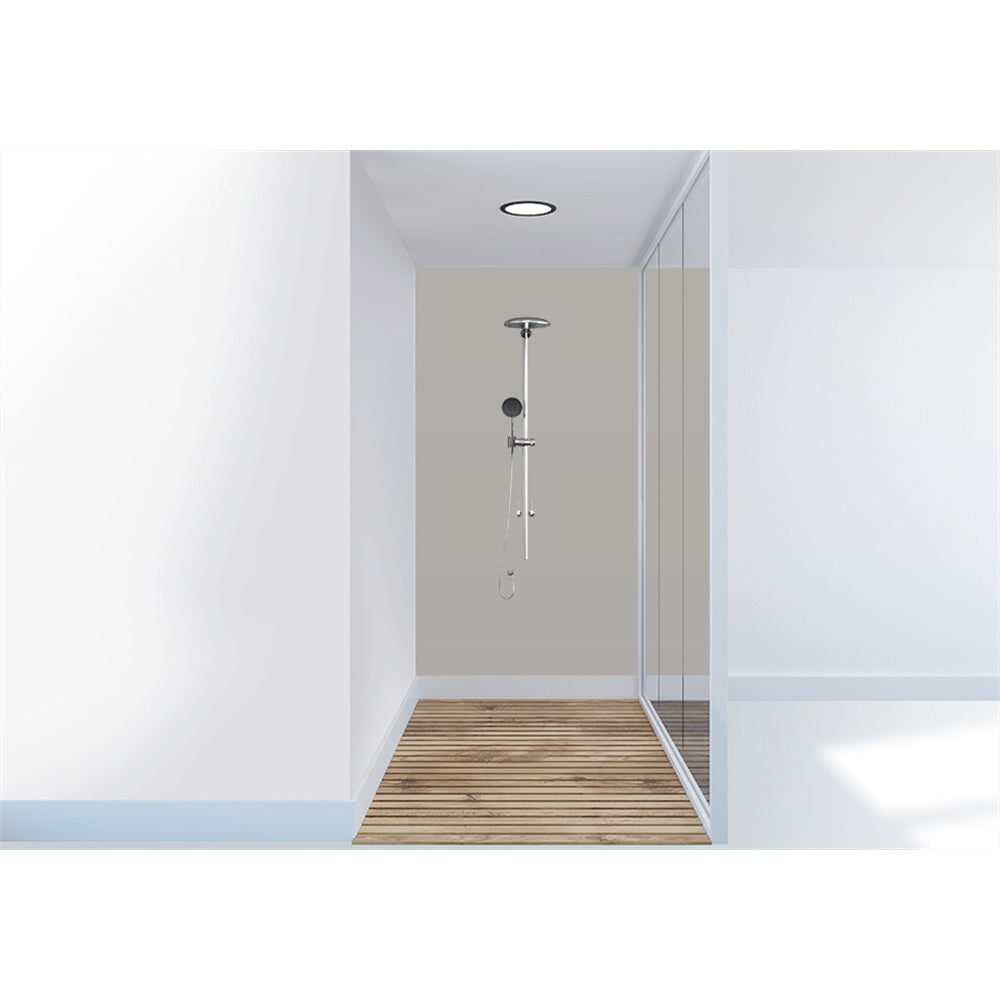 Panneau mural douche VIPANEL - Couleur unie Pantone 403 - Finition velvet