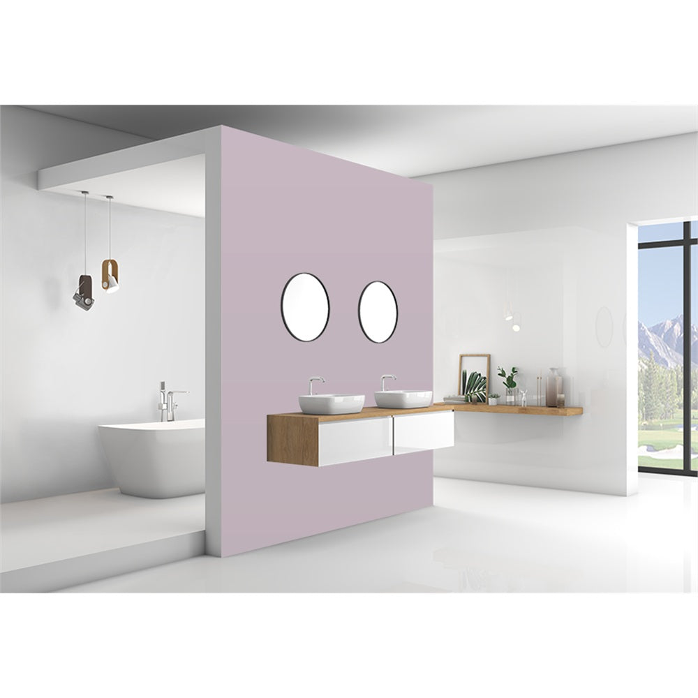 Panneau mural douche VIPANEL - Couleur unie Pantone 5215 - Finition velvet