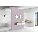 Panneau mural douche VIPANEL - Couleur unie Pantone 5215 - Finition velvet