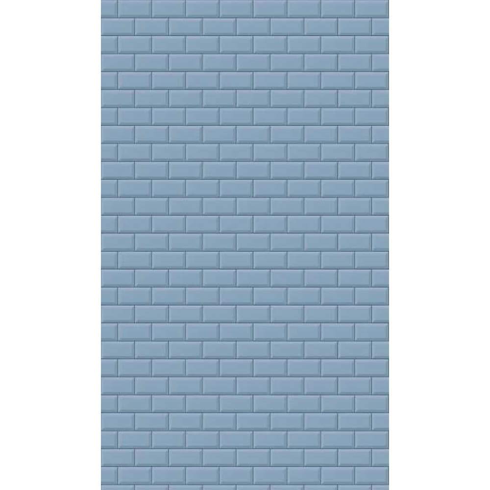 Panneau mural douche VIPANEL - Carrelage Berlin gris - Finition - Finition brillant