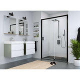 Panneau mural douche autoportant NICHEPANEL - Couleur Unie Blanc - Finition Mat - Sans niche
