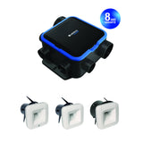 ALDES Kit VMC simple flux EasyHOME Hygroréglable Compact avec 3 bouches