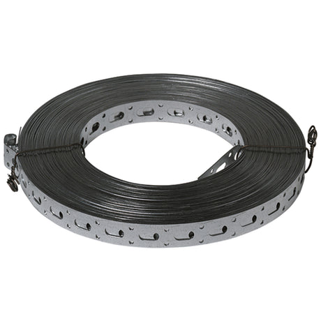 Bande à trous ALDES de 17mm, rouleau de 25m, pour fixation des réseaux de ventilation VMC, en matériau flexible et robuste