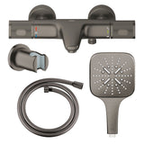 GROHE Pack bain/douche avec mitigeur thermostatique + douchette + support + flexible