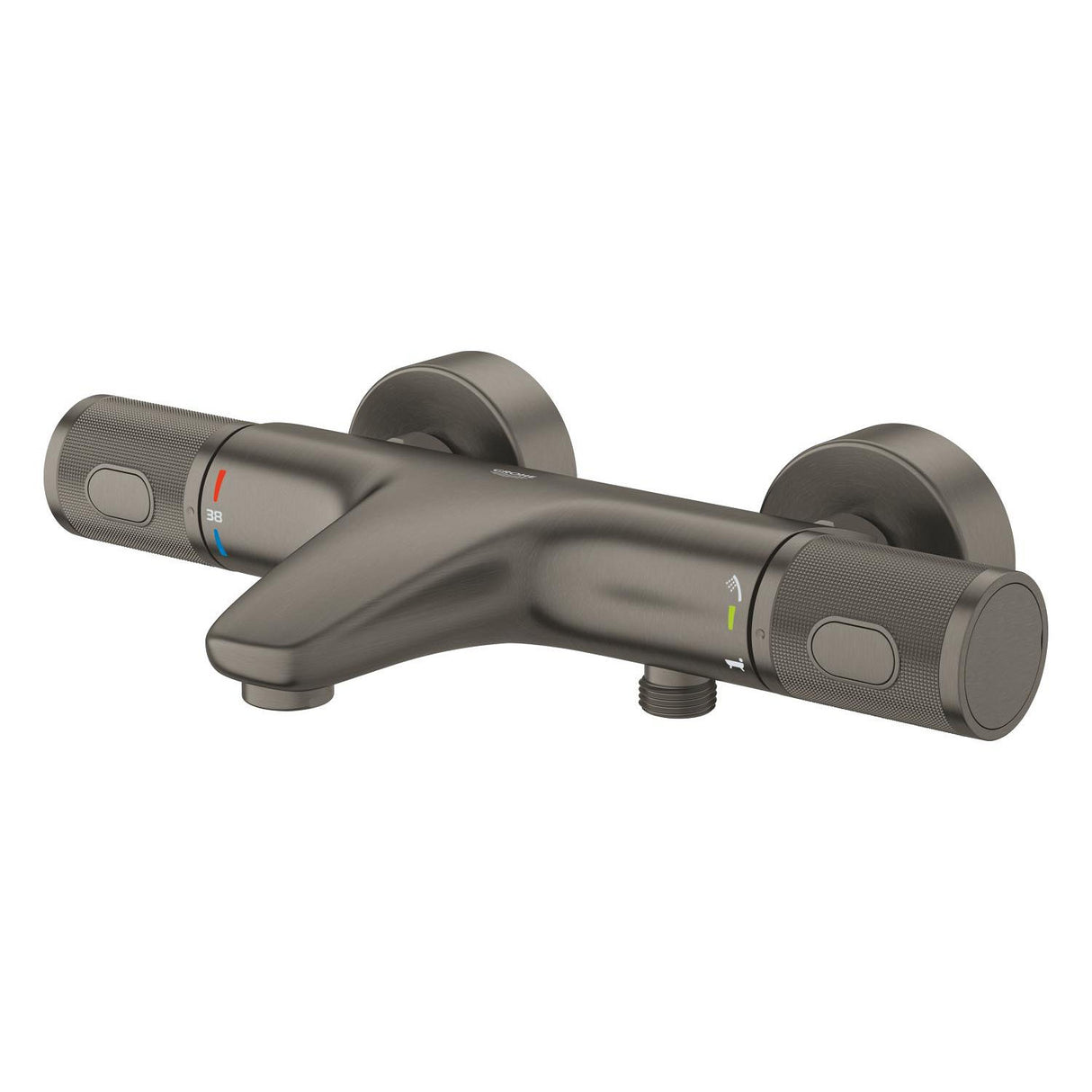 GROHE Pack bain/douche avec mitigeur thermostatique + douchette + support + flexible