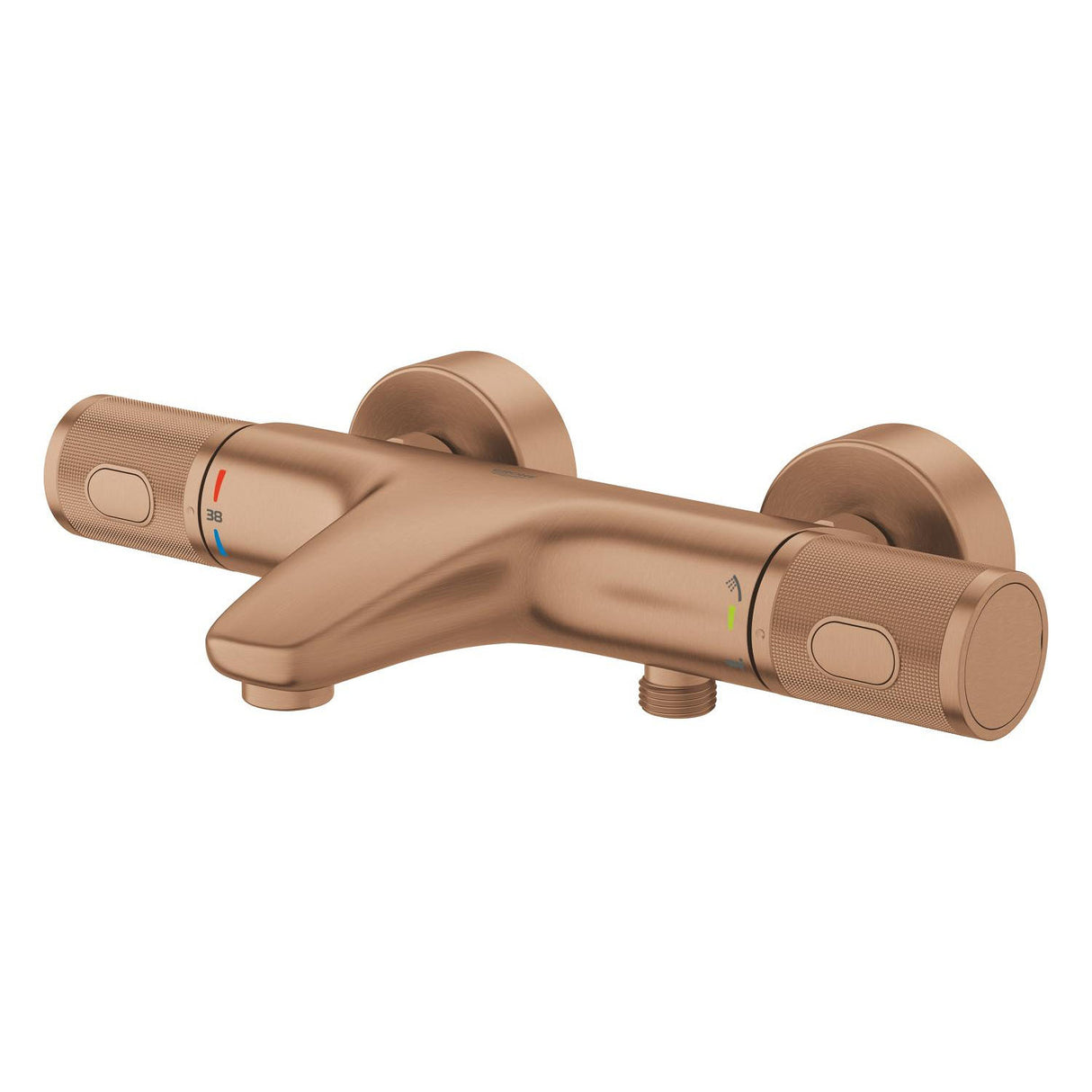 GROHE Pack bain/douche avec mitigeur thermostatique + douchette + support + flexible