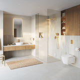 GROHE Pack bain/douche avec mitigeur thermostatique + douchette + support + flexible