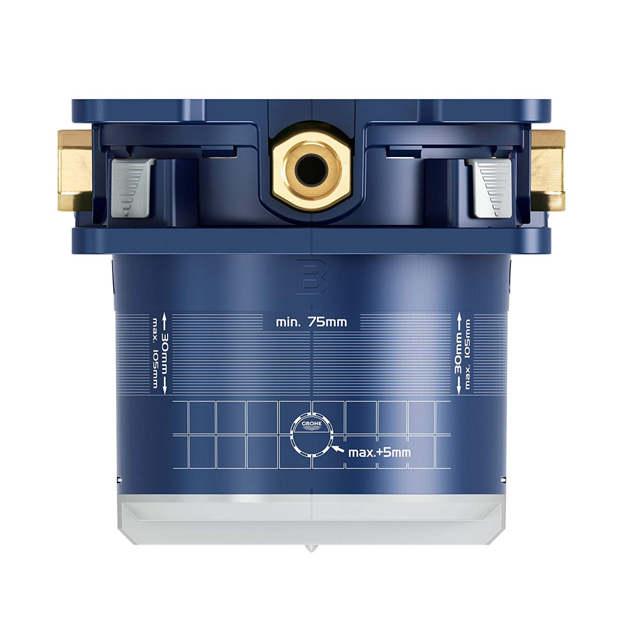 GROHE Pack douche encastré avec mitigeur monocommande + douchette +barre de douche + douche de tête + flexible + coude