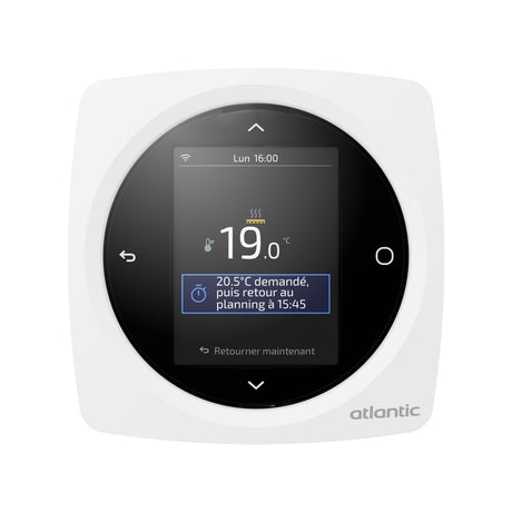Thermostat ATLANTIC plancher électrique programmable et connecté - Mister PRO