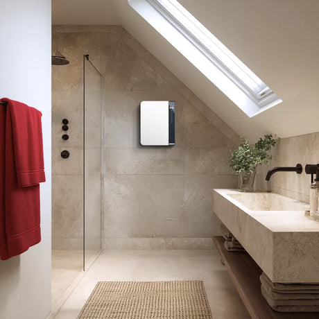 THERMOR Sèche-serviettes soufflant ILLICO 3 1800W sans barres blanc - Mister PRO