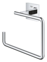 Porte-serviettes Grohe, accessoire mural salle de bain, finition chromée