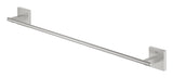 Porte-serviettes Grohe mural, inox brossé, design moderne rectangulaire.